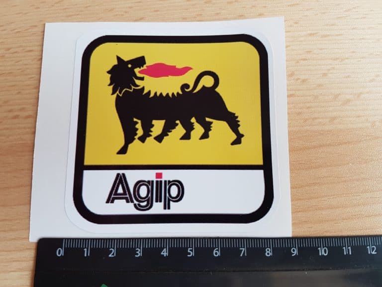 Sticker Agip Rétro Passion Story