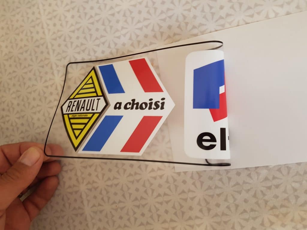 Sticker Renault A Choisi Elf X Cm R Tro Passion Story