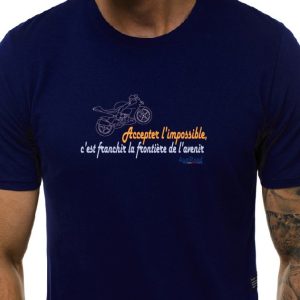 Tee-shirt Accepter l'impossible moto