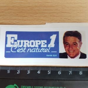 Sticker Europe 1 Harold Kay