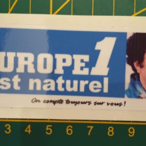 Sticker Europe 1 Coluche