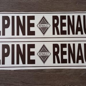 Sticker Alpine Renault x 2 en NOIR