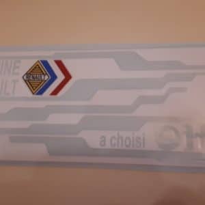 Sticker Alpine Renault a choisi Elf 20x8 cm