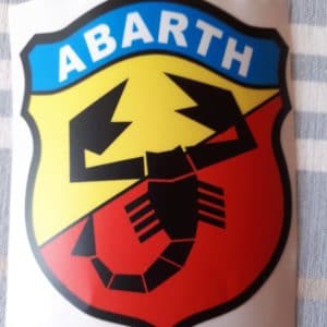 Sticker Abarth couleur