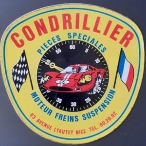 Sticker Condrillier repro