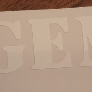 Sticker GEMA Peugeot rallye