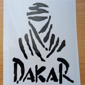Sticker Dakar sur fond transparent
