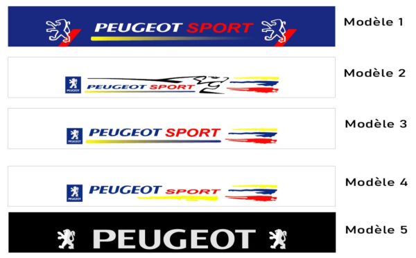 Bandeau pare-soleil Peugeot Sport