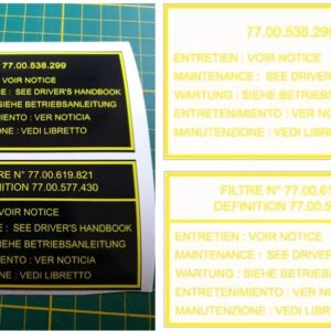 Sticker Filtre à air Renault 15 17 r15 r17