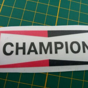 Sticker Bougie Champion sans fond