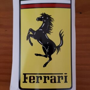 Sticker ferrari logo rectangulaire