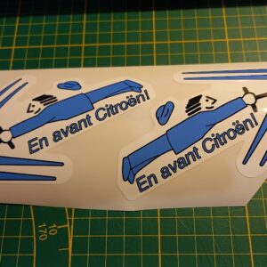 Sticker Citroën en avant