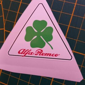 Sticker Alfa Roméo trèfle
