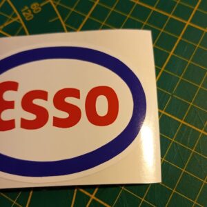 Sticker Esso oval