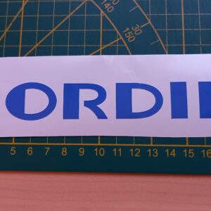 Sticker Gordini texte
