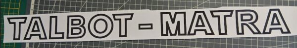 Sticker Talbot Matra