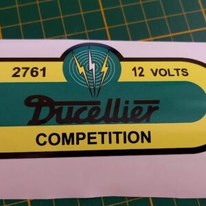 Sticker Ducellier 12 V bobine d'allumage