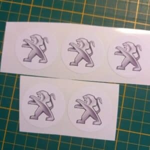 Sticker Centre de roues Peugeot (2)