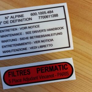 Sticker Filtre à air Alpine GTA V6