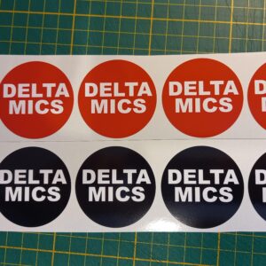 Sticker Delta Mics centre de roue