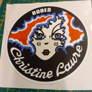 Sticker Christine Laure sponsor Alpine