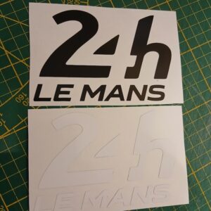 Sticker 24h Le Mans en découpe
