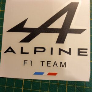 Sticker Alpine F1 Team noir