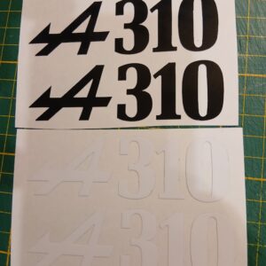 Sticker Alpine A310