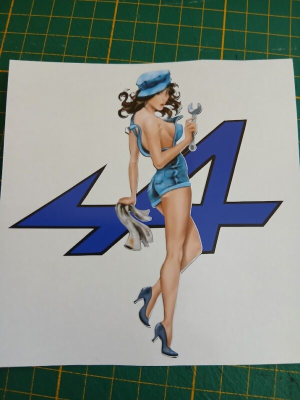 Sticker Alpine Pin-Up