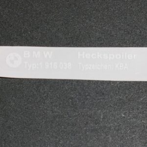 Sticker BMW pour becquet arrière