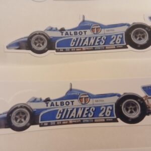 Sticker Formule 1 Talbot Matra