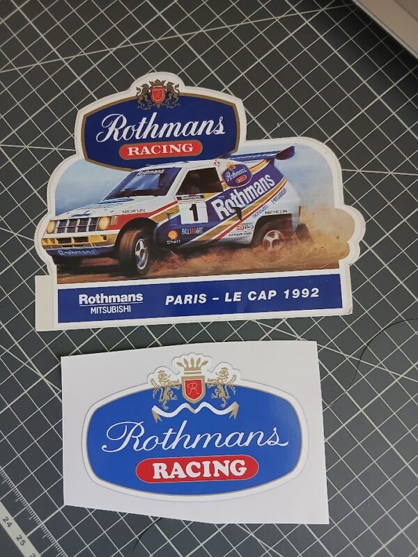 Sticker Rothmans Racing