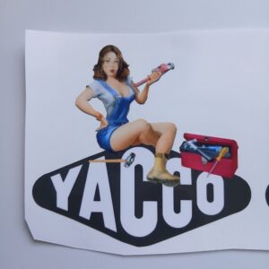 Sticker Yacco Pin-Up