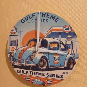 Horloge VW Cox Gulf en métal
