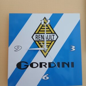 Horloge murale Renault Gordini 29x29cm