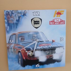 Horloge murale Lancia Fulvia HF Monté Carlo