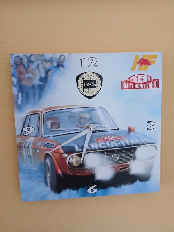 Horloge murale Lancia Fulvia HF Monté Carlo