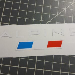 Sticker Alpine aile clignotant