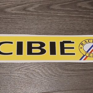 Sticker Cibié fond jaune