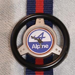 Montre type Volant logo Alpine