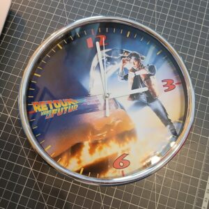 Horloge murale Retour vers le Futur