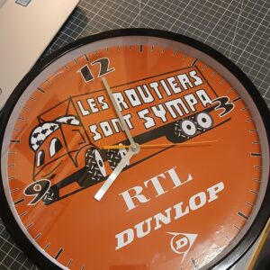 Horloge murale Les Routiers sont sympa Max Meynier RTL