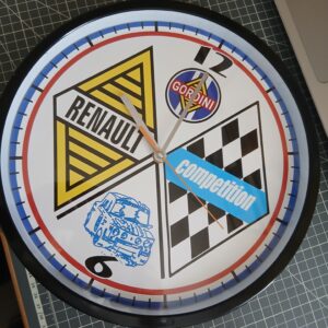 Horloge murale Renault Compétition R8 Gord