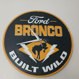 Horloge murale Ford Bronco en métal
