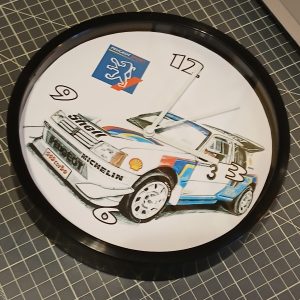 Horloge murale Peugeot Sport 205 Turbo 16