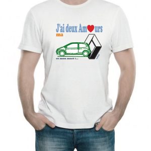 Tee-shirt J'ai 2 amours VW Cox